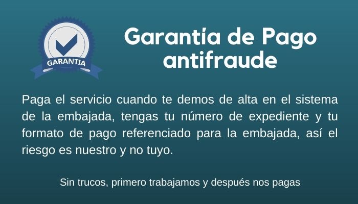 Garantía de pago antifraude